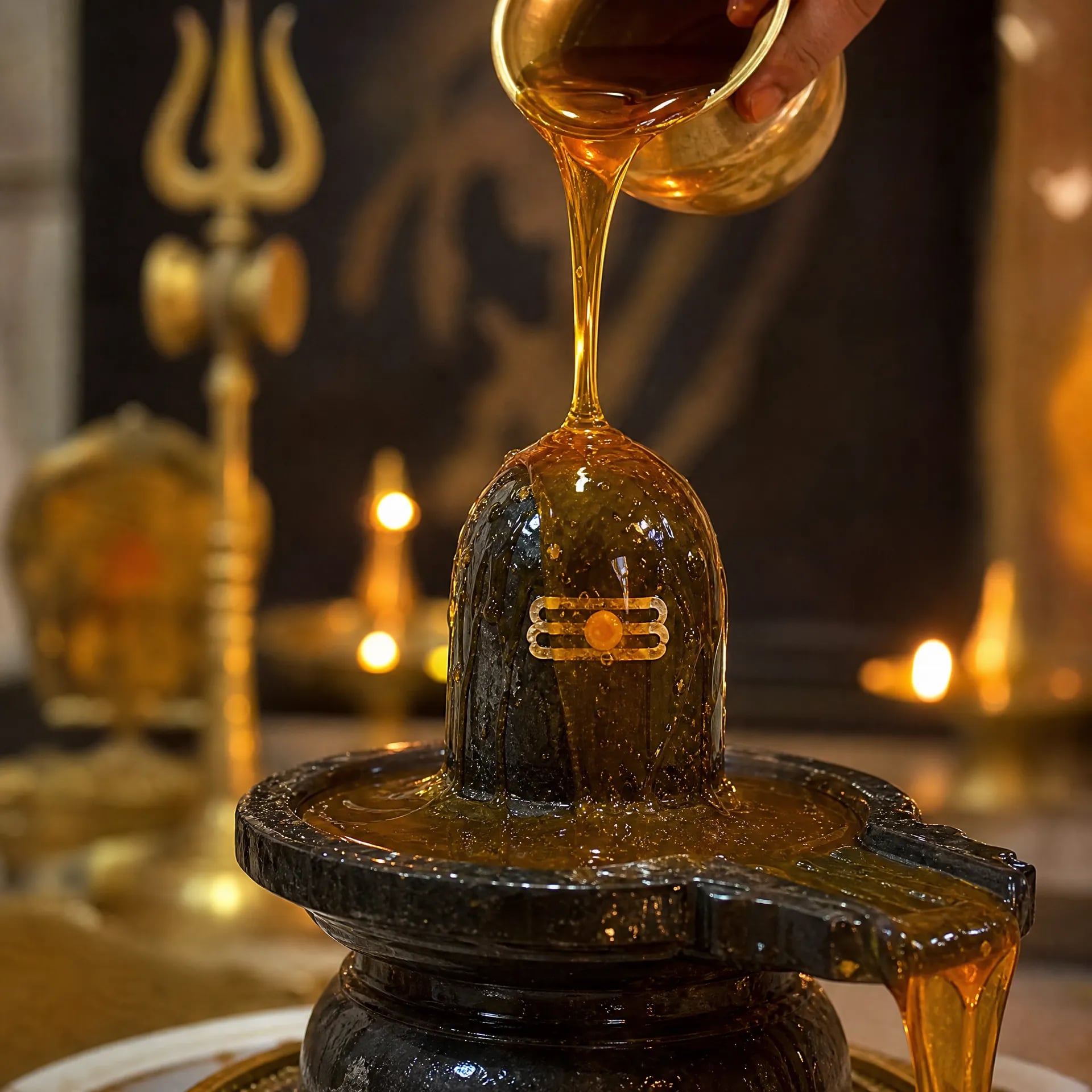 Honey — sacred offering for Rudrabhishek