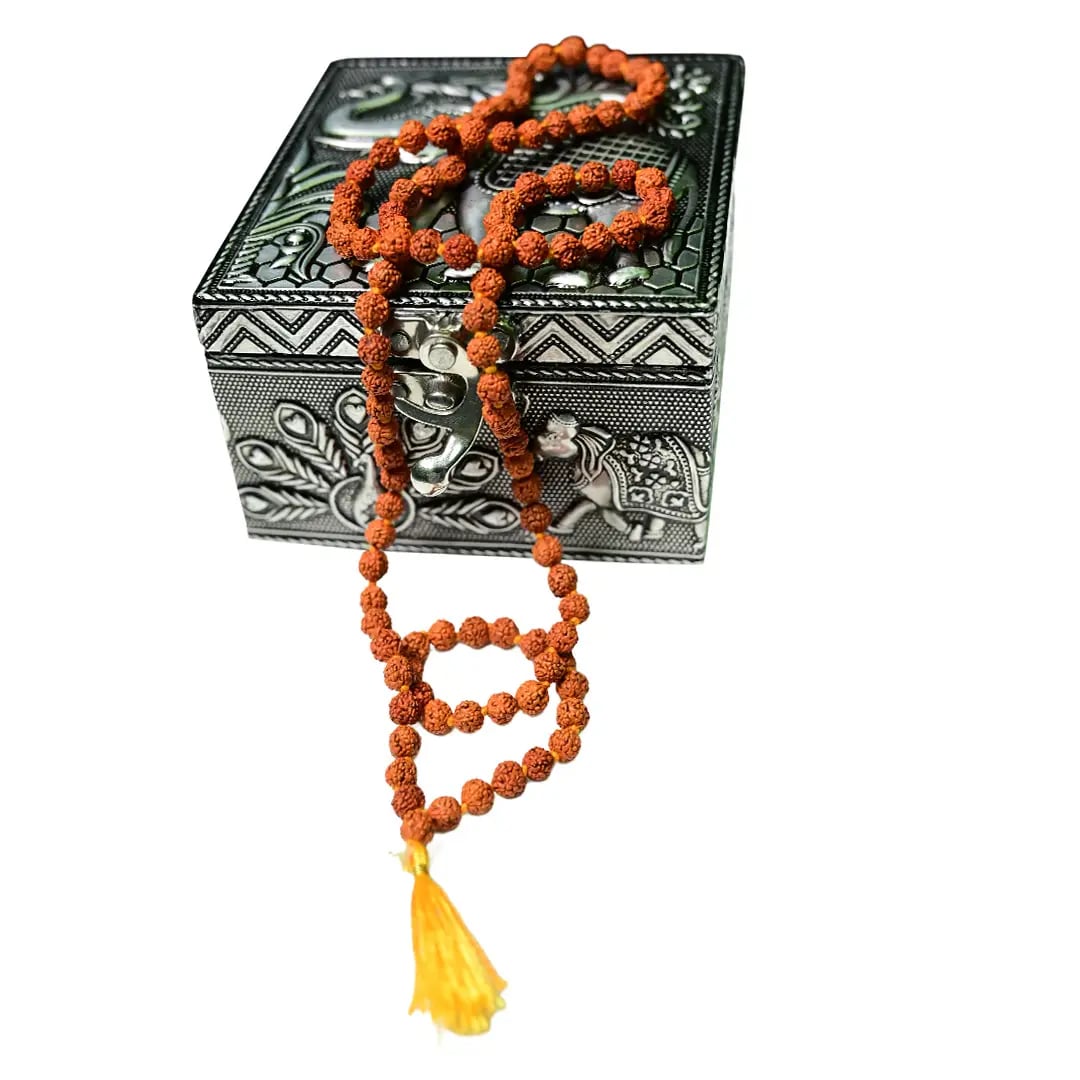 5 Mukhi Rudraksha Mala 8mm 